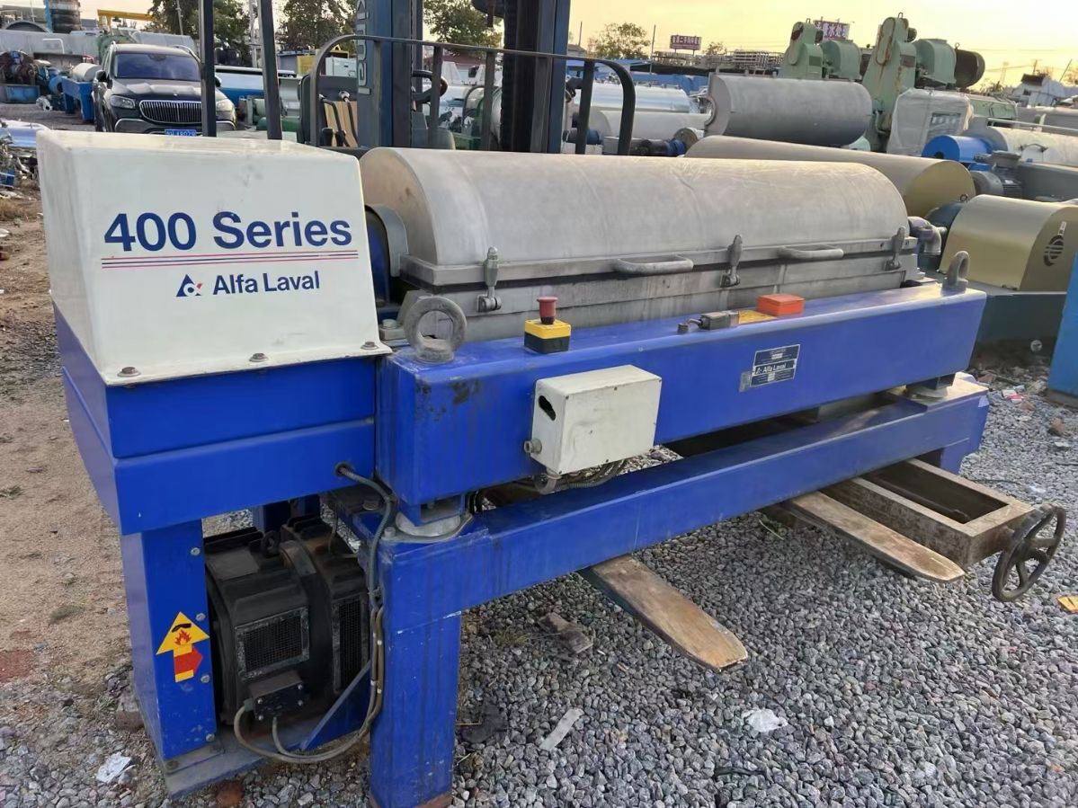 转让二手卧螺离心机 一台德阿法拉伐产360型卧螺沉降离心机