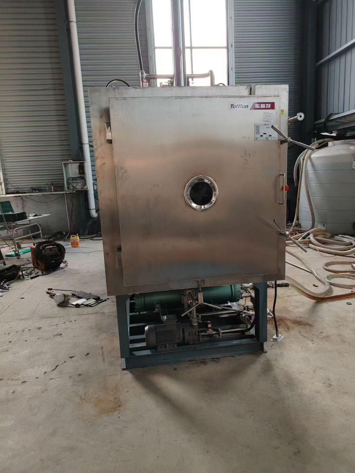 转让二手冷冻干燥机 一台面积3平方上海东富龙产药用真空冷冻干燥机