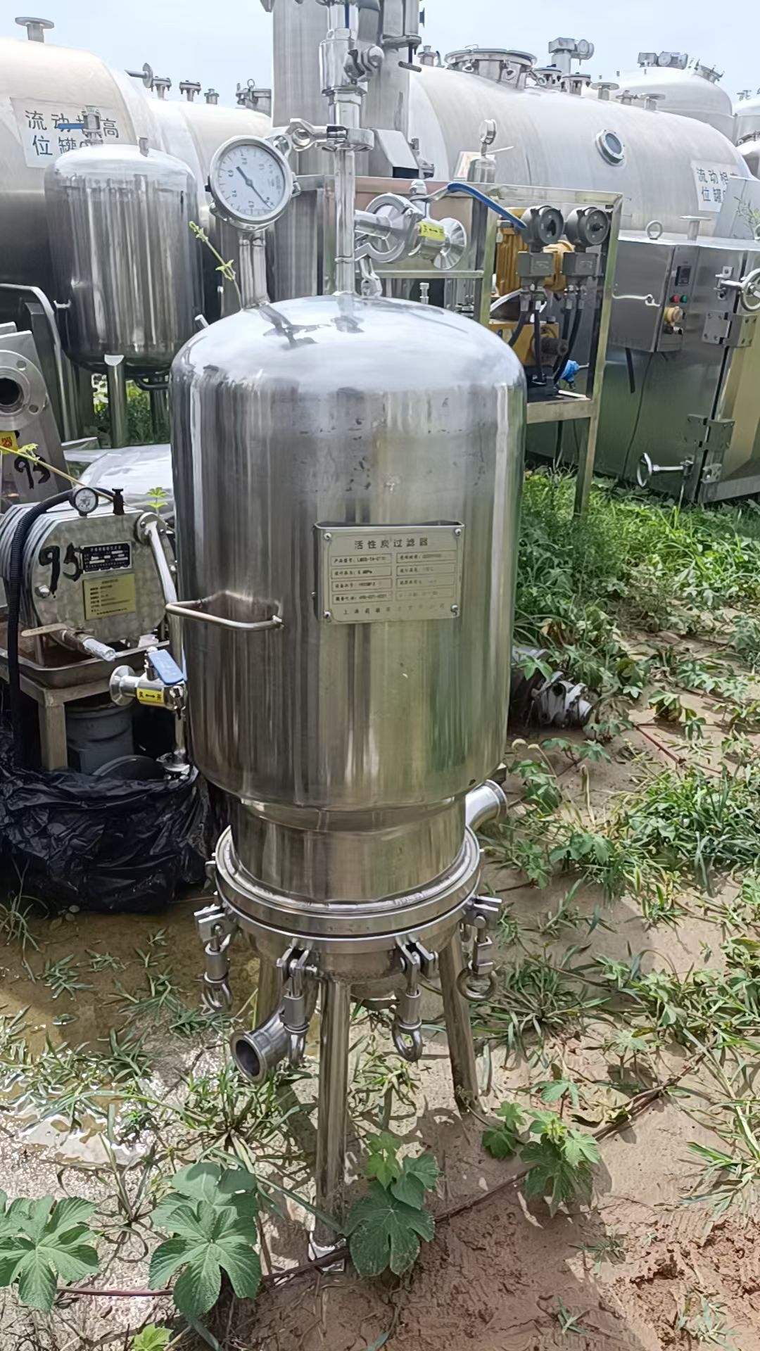 转让二手活性炭过滤器 一台LMXS-TA-0720型活性炭过滤器