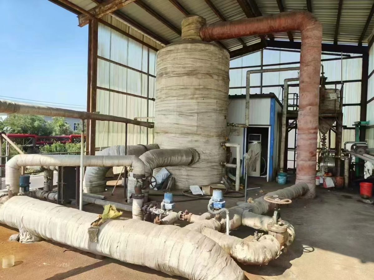 转让二手MVR蒸发器 一套处理量5吨材质钛材节能MVR蒸发器