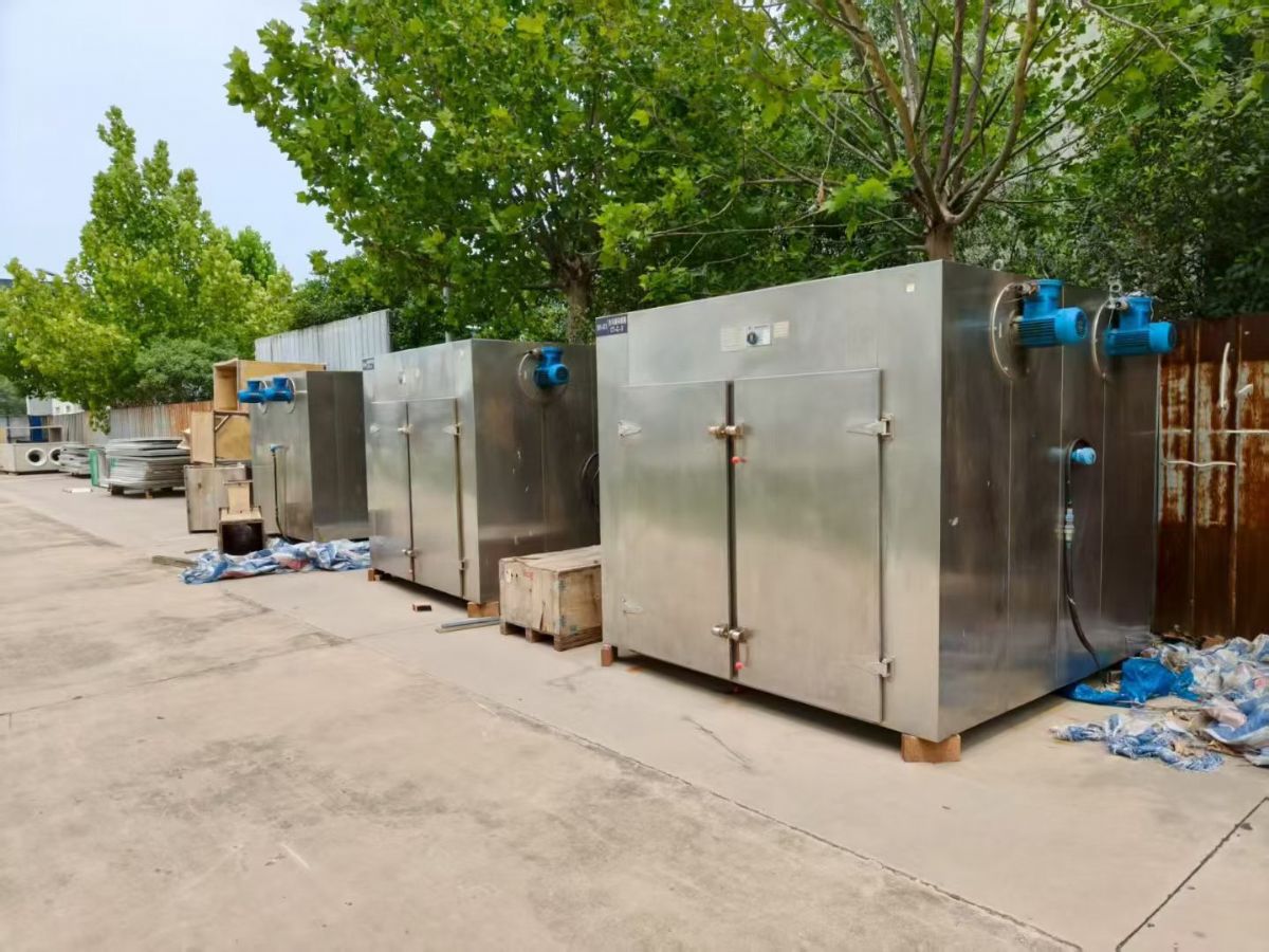 转让二手热风烘箱 8台两门四车96盘防爆型热风循环烘箱