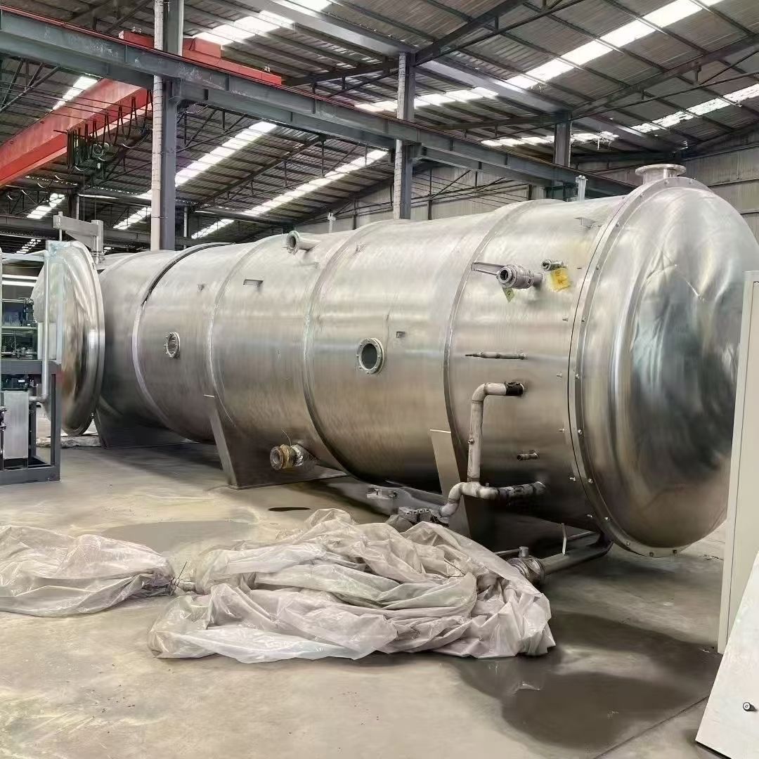 转让二手食品冻干机 一台杭州创意产100平方食品真空冷冻干燥机