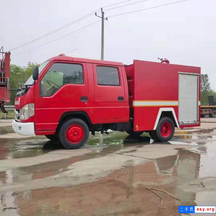 重汽大型消防车 水罐二手消防车
