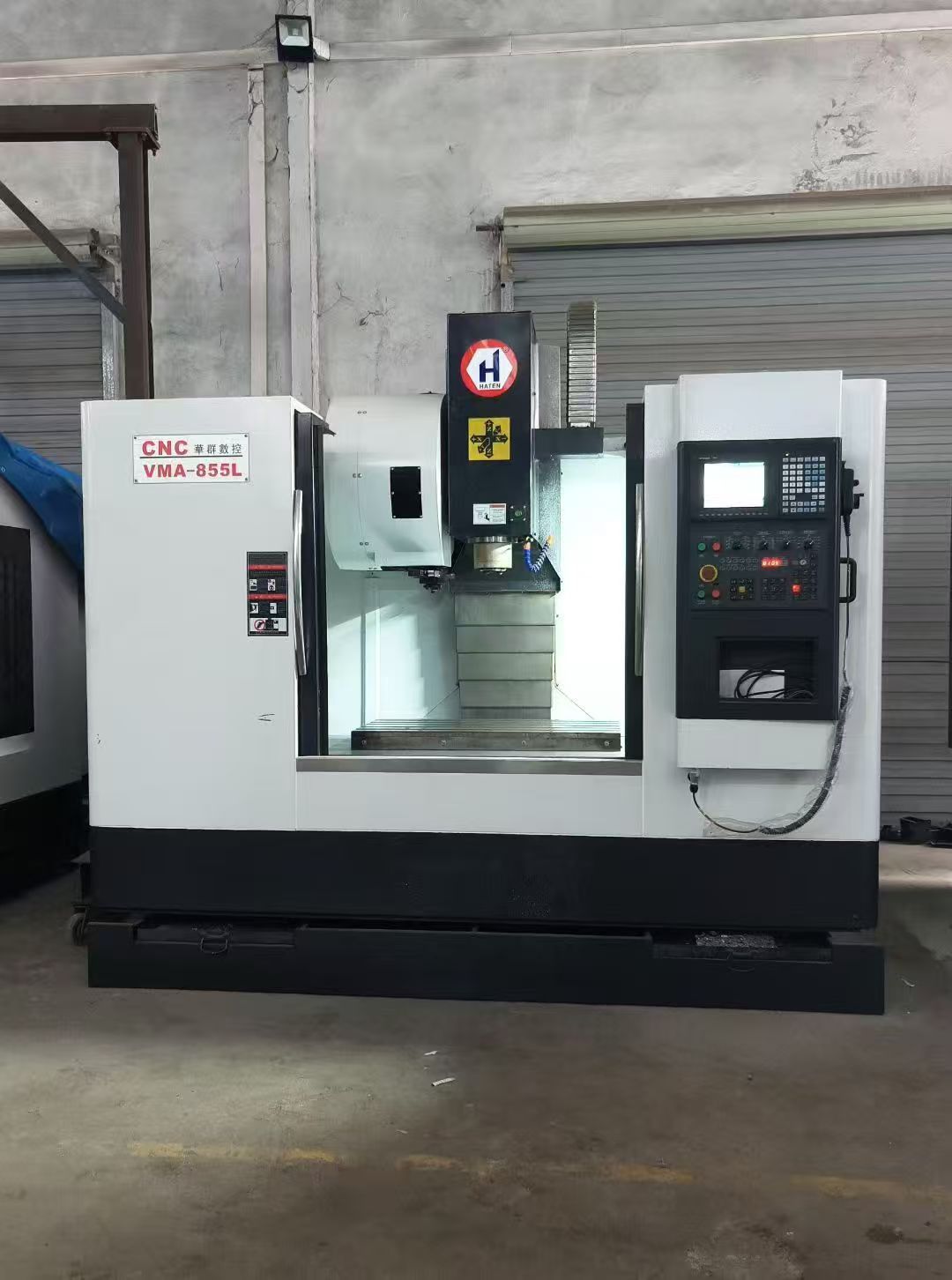 上新双胞胎华群855两线一硬加工中心，三菱M70A系统