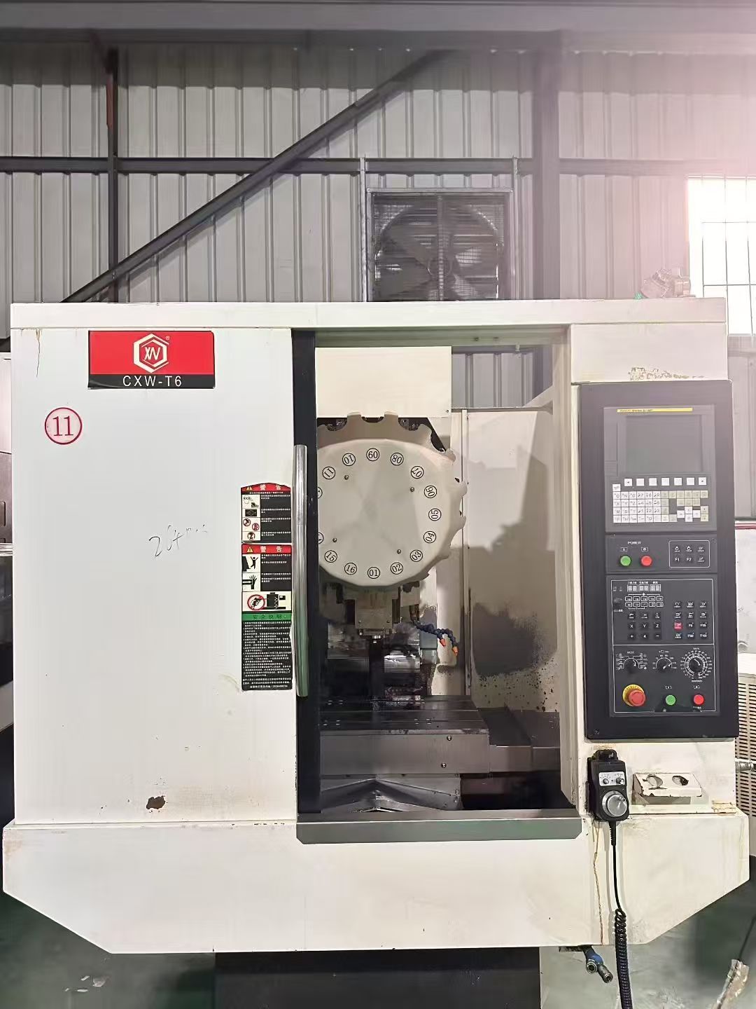 创信威T6，发那科MF系统16刀20000转，机况漂亮