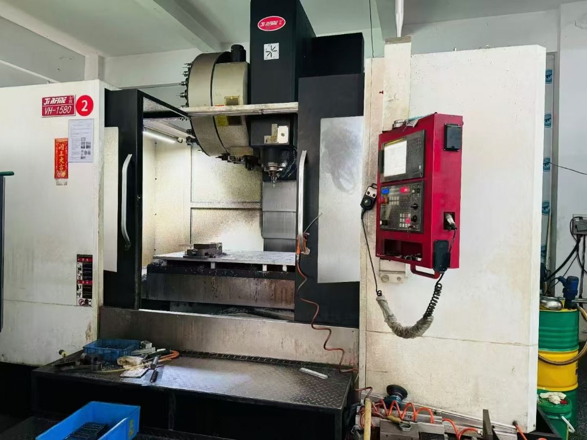 9.5成新双胞胎乔锋1265三线轨加工中心，发那科mfPlus系统