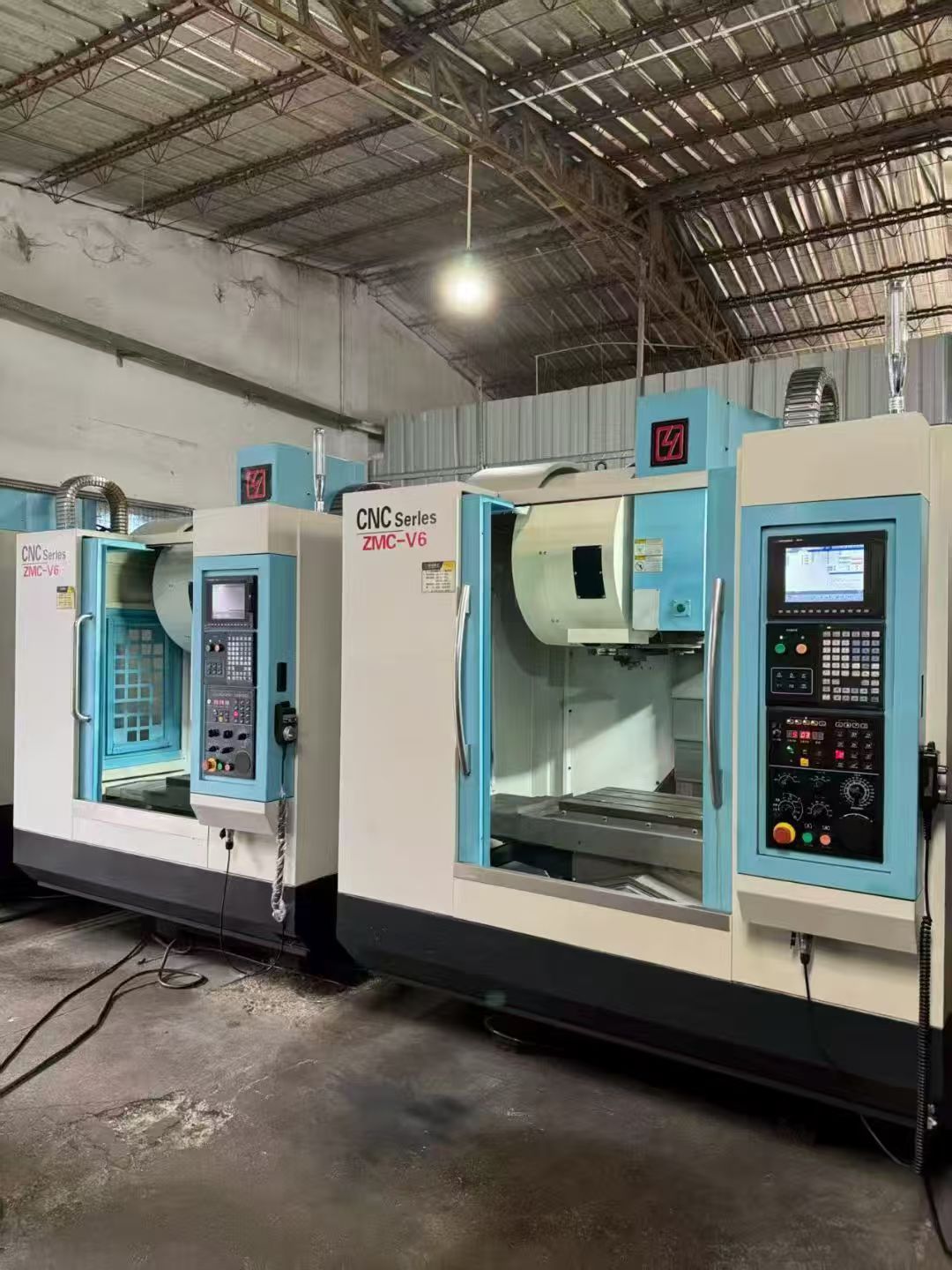 特志远V6加工中心同款3⃣️台，三菱M70系统