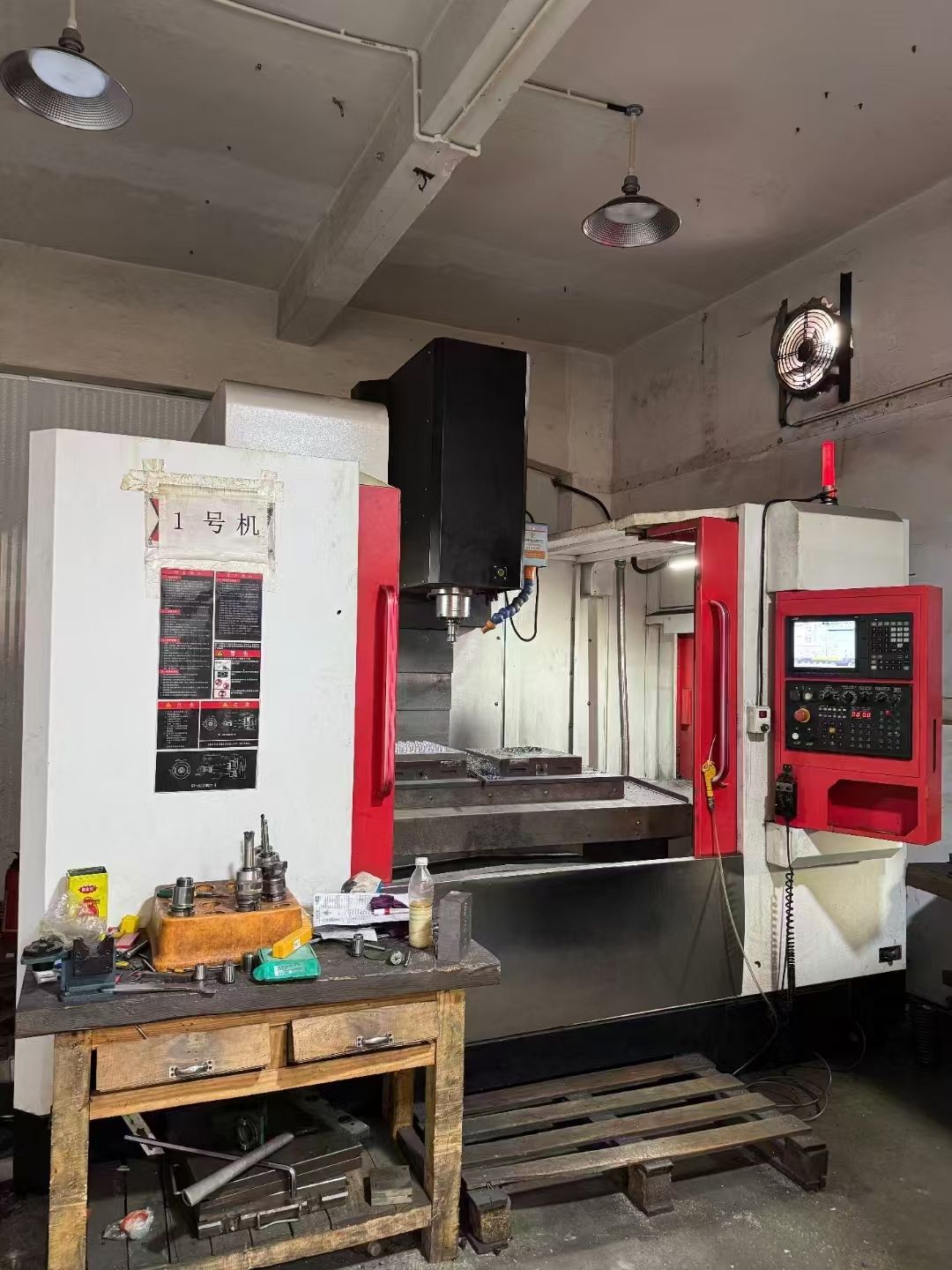 双胞胎台群T6钻攻机，三菱M70A系统，15000转主轴