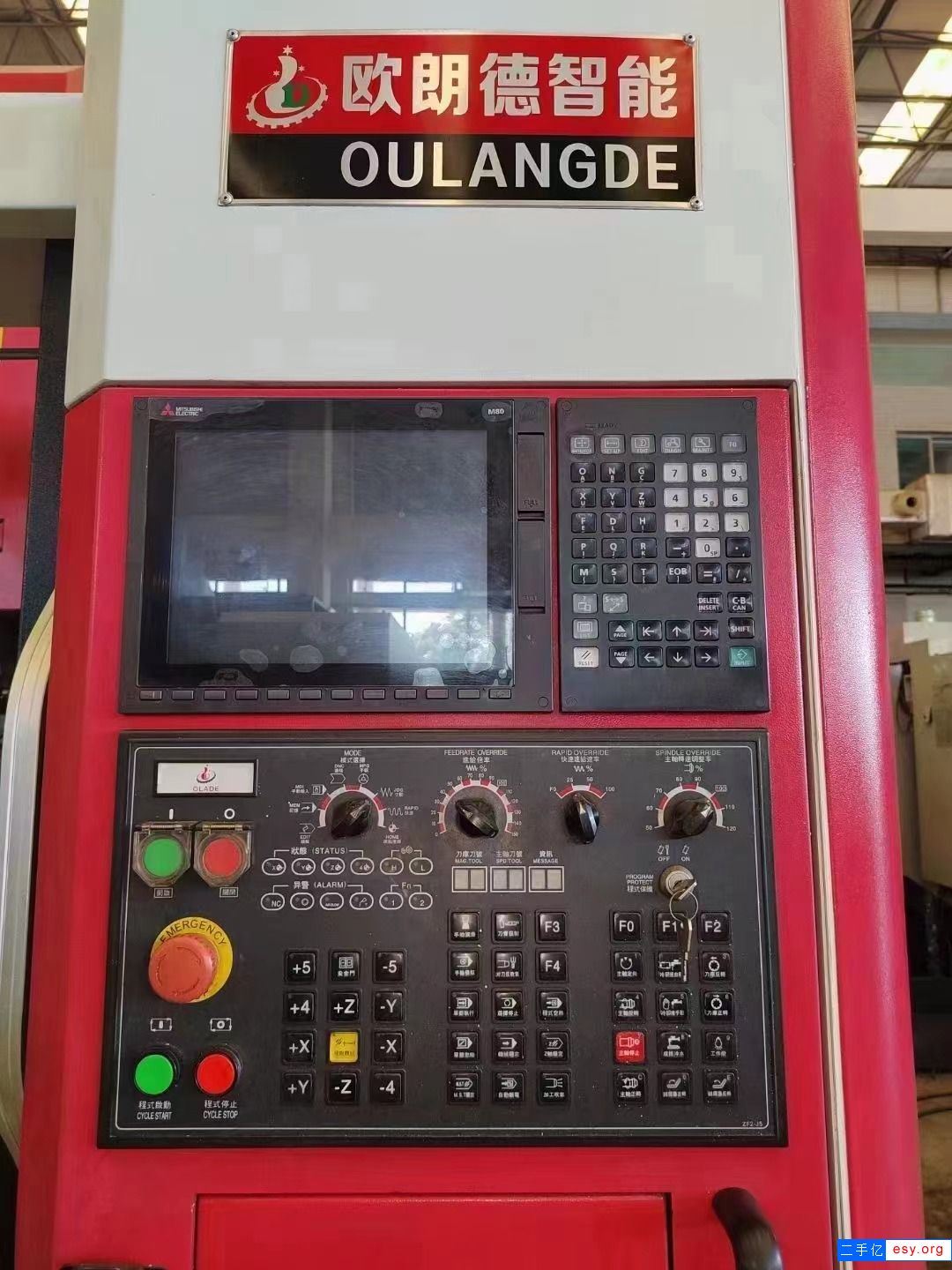 低价转让欧朗德850三线轨加工中心机好价优