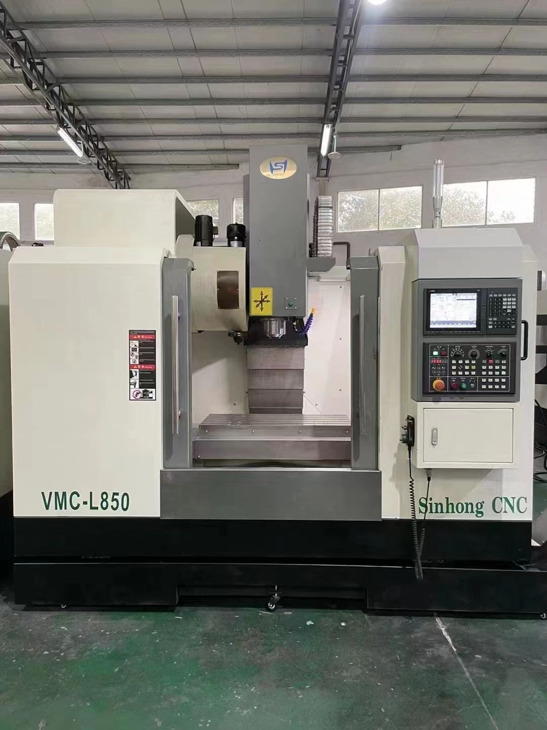 同款3台 盛鸿850，两线一硬，三菱M80，1万转，带油冷，龙头排屑机