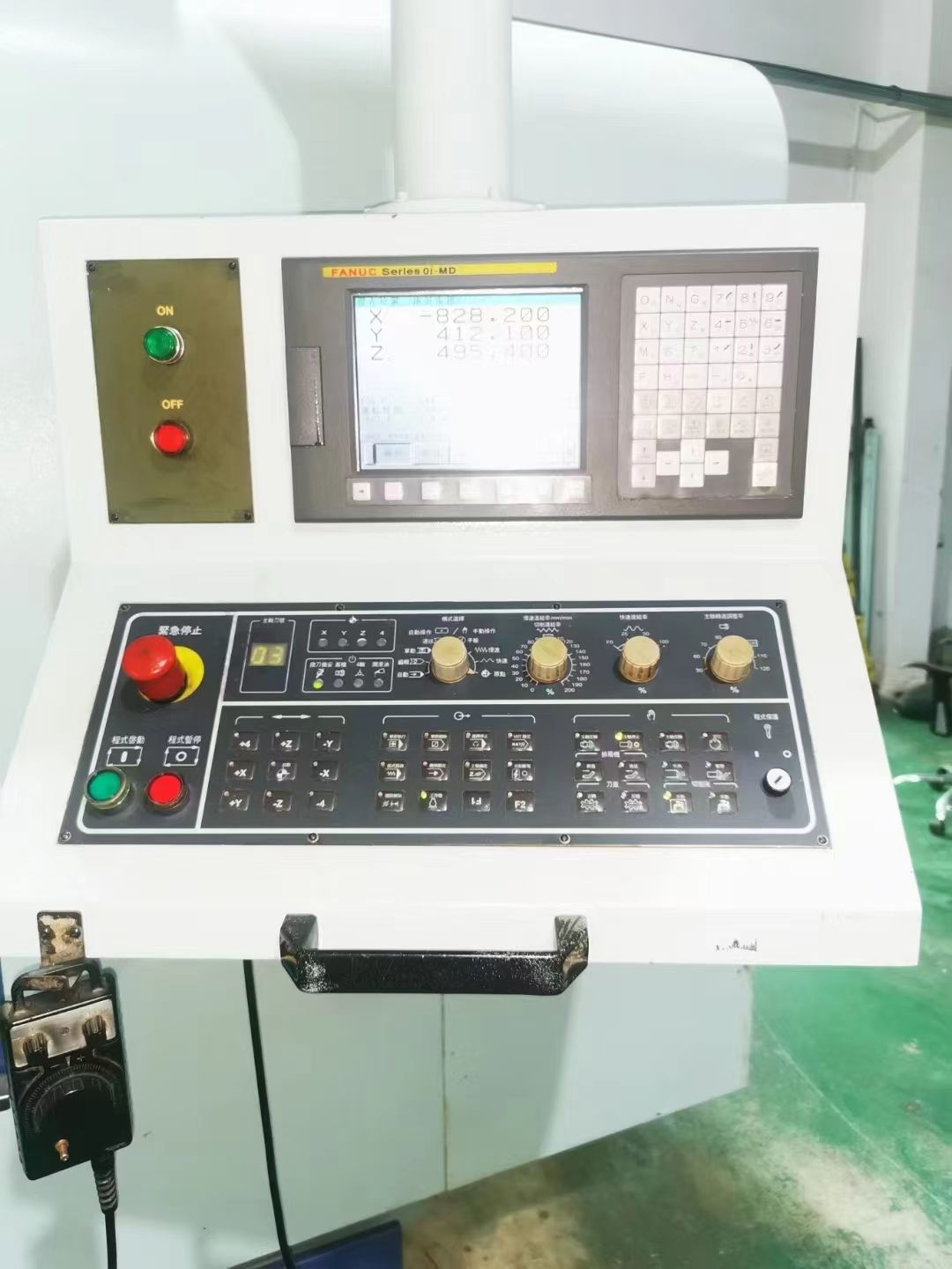 台湾凯柏1470三硬轨法兰克MD系统行程X1400Y70Z60 1万转