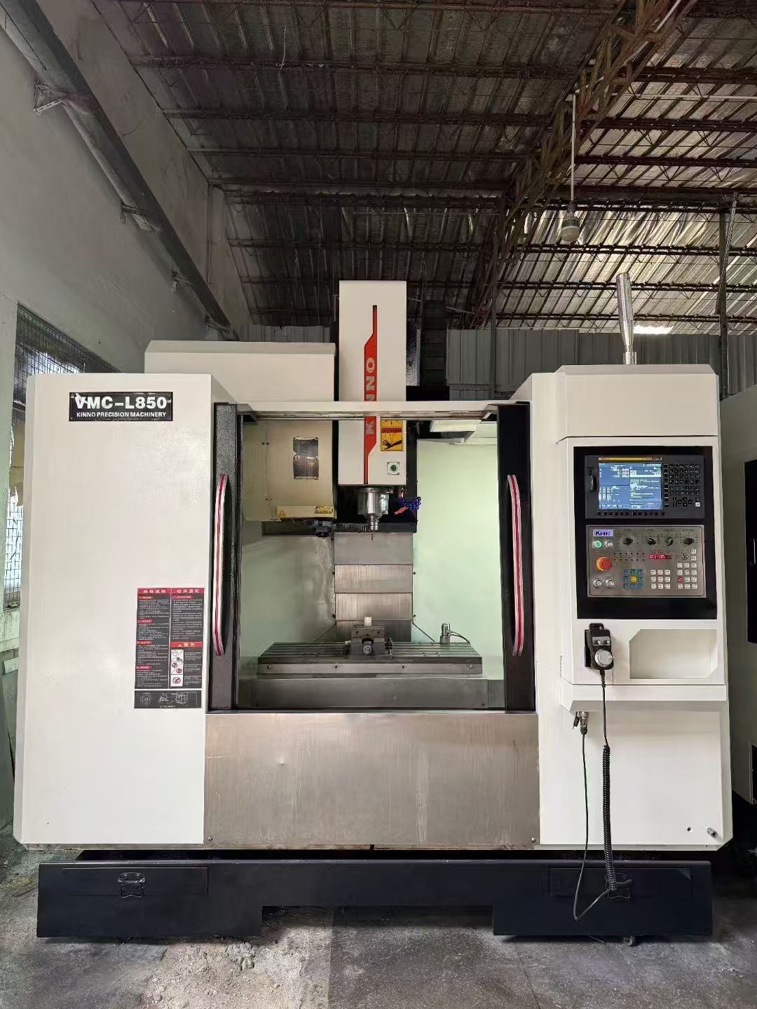 惊爆价台湾高峰1580三硬轨数控铣，BT50齿轮主轴