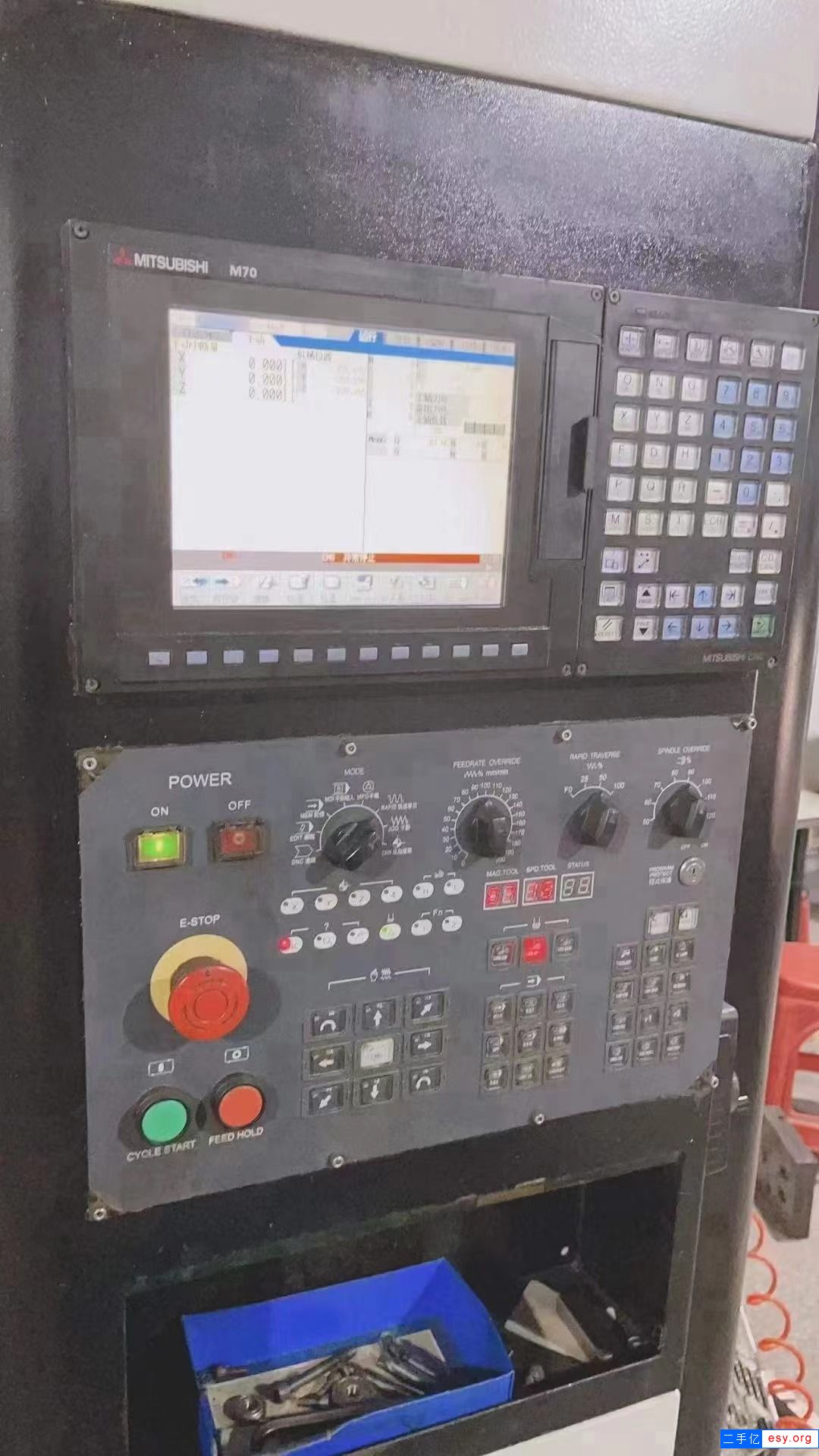 转让铭力850三硬轨加工中心，三菱m70系统，机器极好，价格优惠