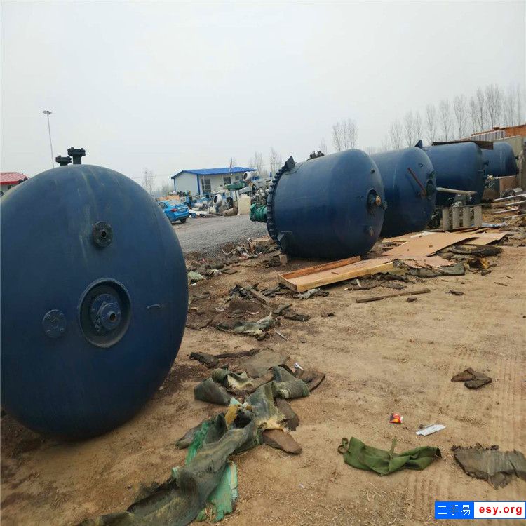 出售二手搪瓷反应釜  回收化工反应釜 天津回收