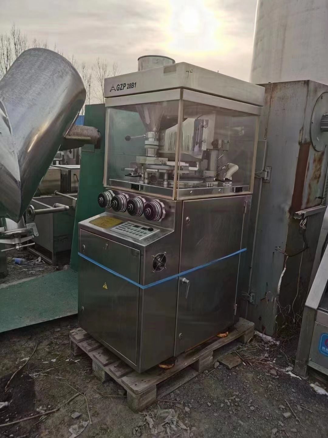 转让二手压片机 28冲旋转式压片机