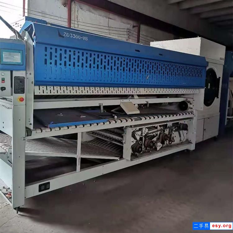 出售二手水洗厂设备 二手展布机高速折叠机烫平机