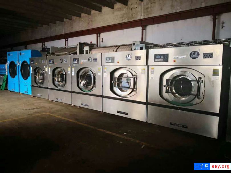 出售二手工业洗衣机100公斤二手洗脱机二手烫平机