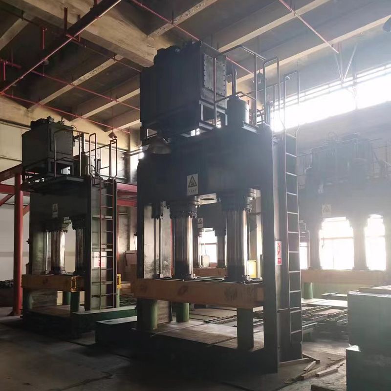 出售台湾金祥产4x8尺 压力500吨 上置式木工液压冷压机
