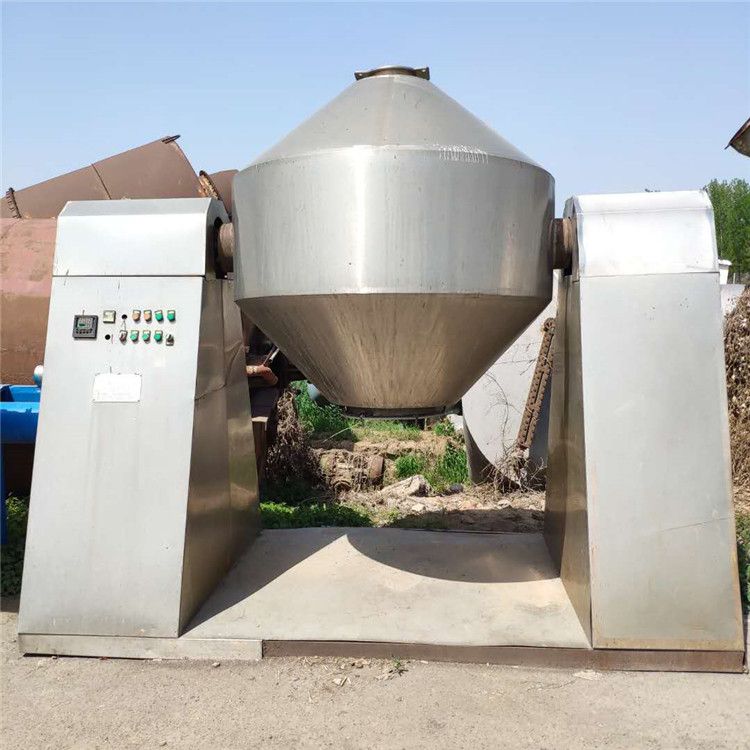 转让9成新二手1000L双锥干燥混合机 二手不锈钢双锥干燥机多台