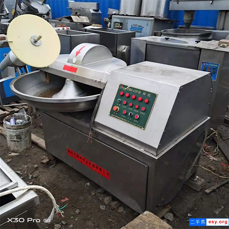 出售二手斩拌机 二手125高速斩拌机
