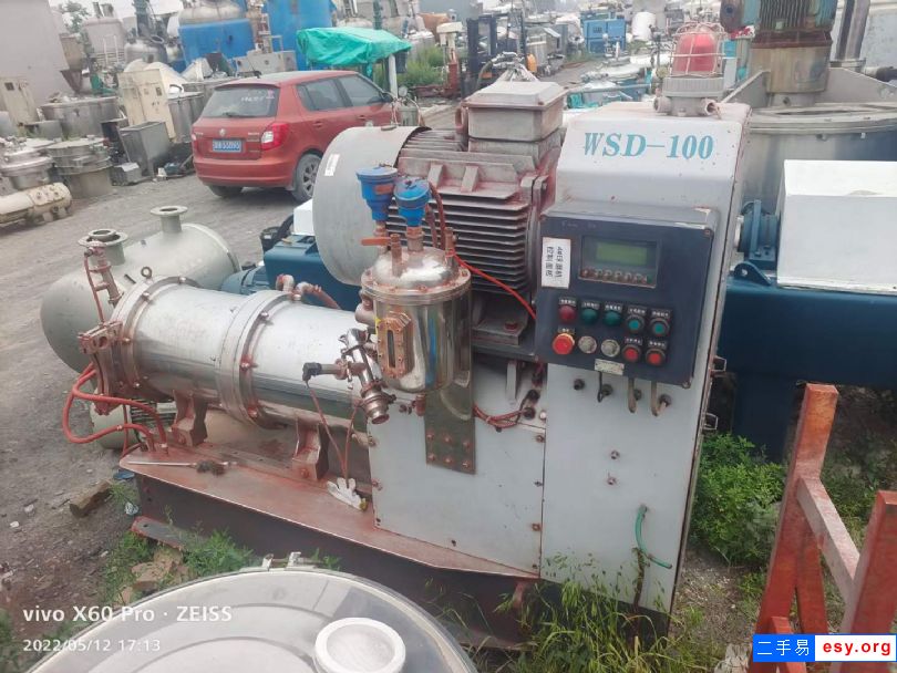 二手卧式砂磨机 一台100L高效砂磨机