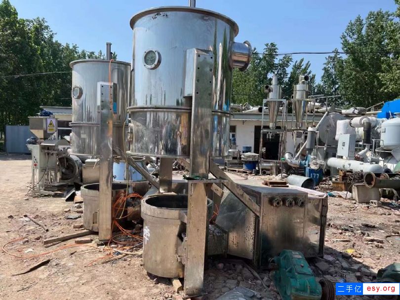 出售二手沸腾干燥机 两台120型高效沸腾干燥机