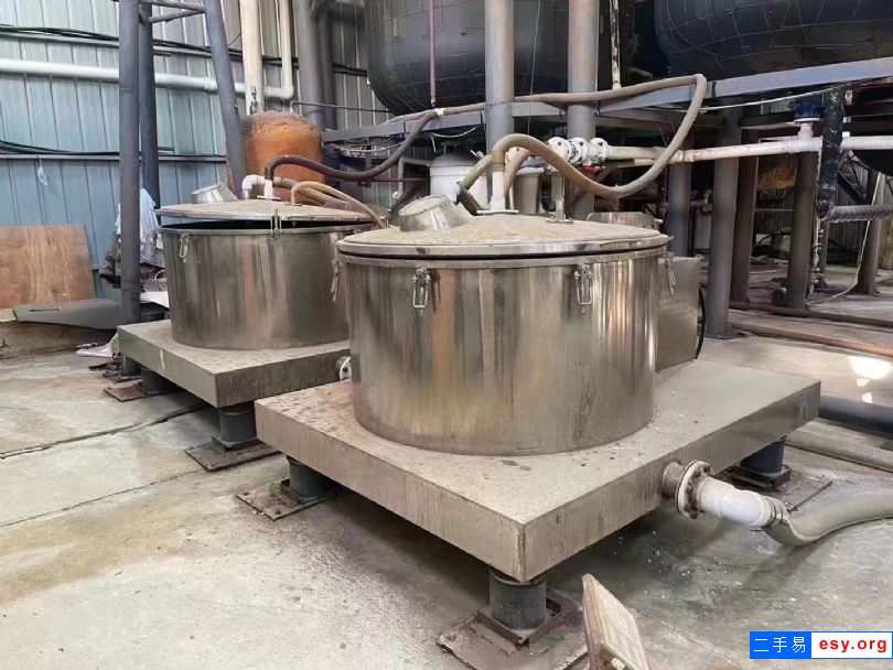 二手平板离心机 5台1250型吊带离心机 电柜齐全