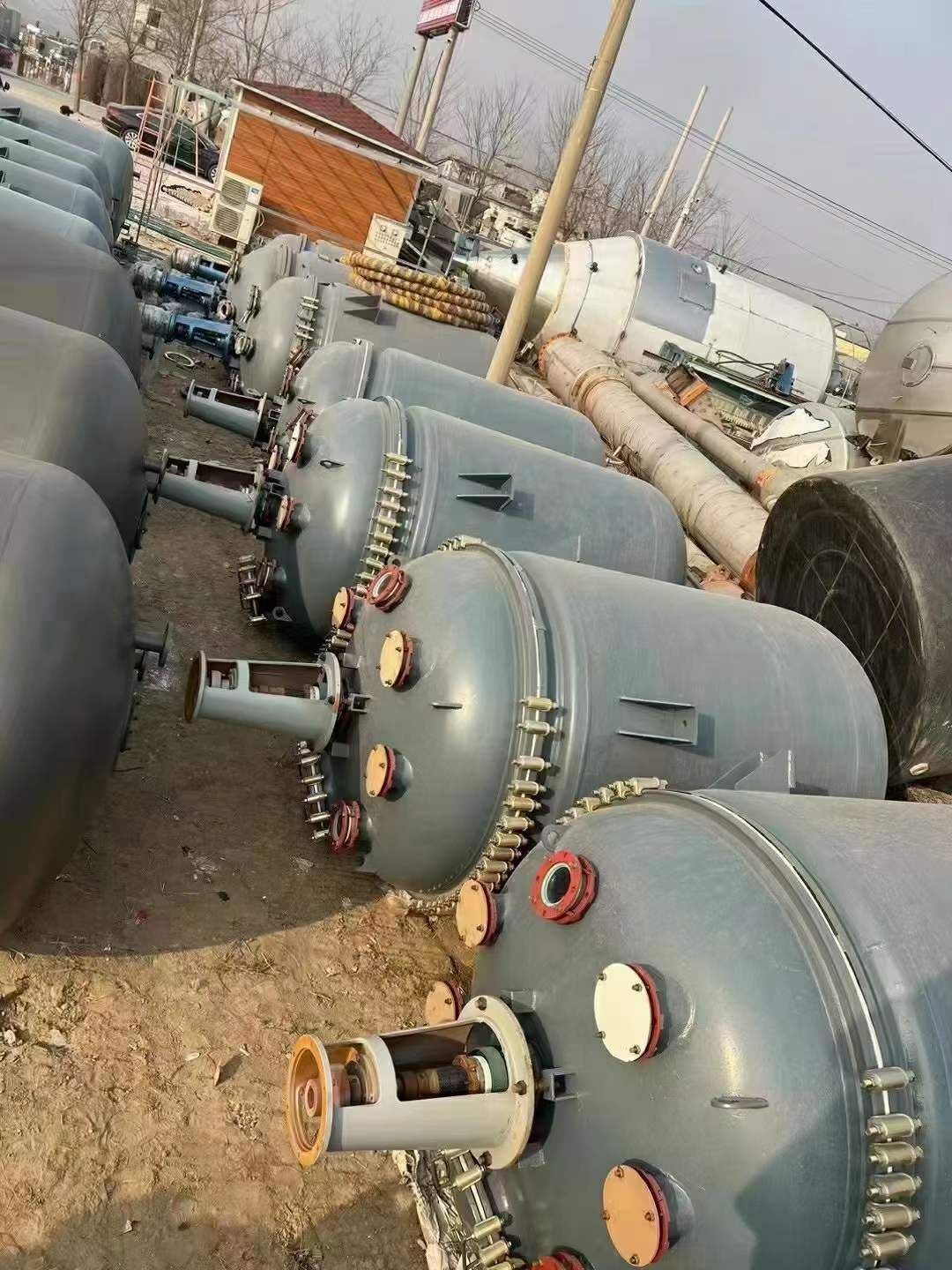 转让二手实验反应釜 100L-300L实验型搪瓷反应釜