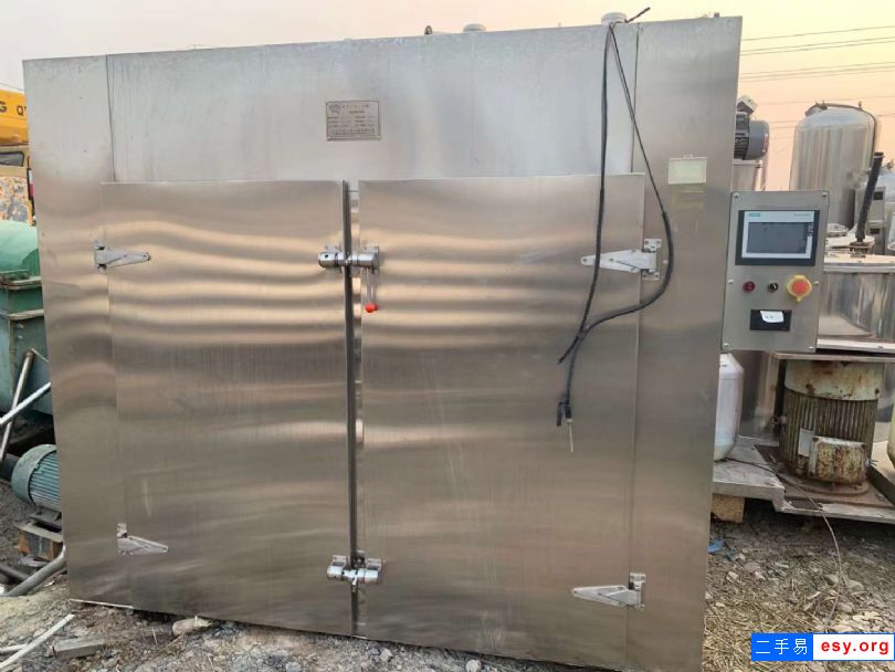 二手热风循环烘箱 一台2门2车电汽两用烘箱