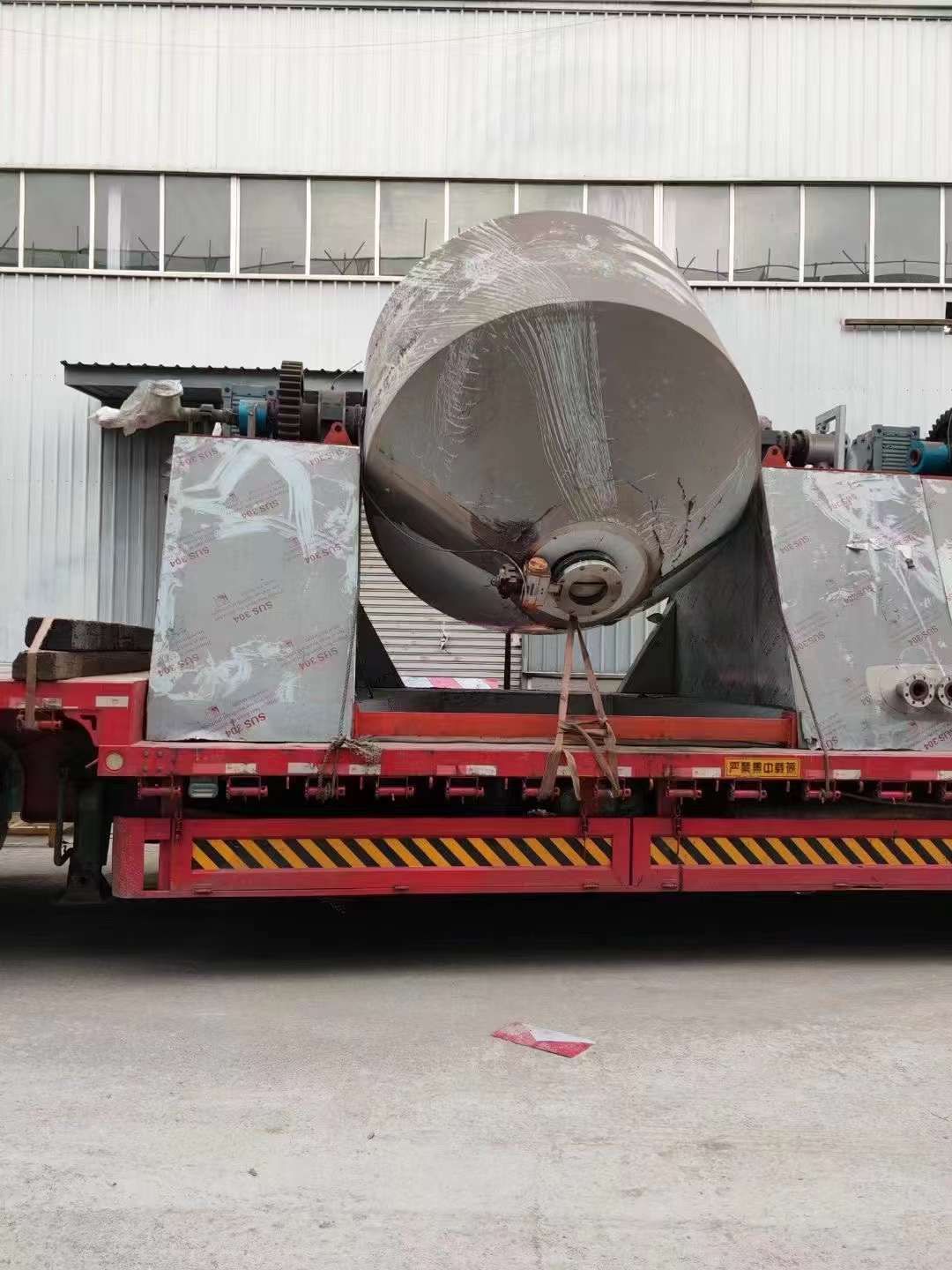 转让二手双锥干燥机 16台5000L不锈钢回转双锥干燥机