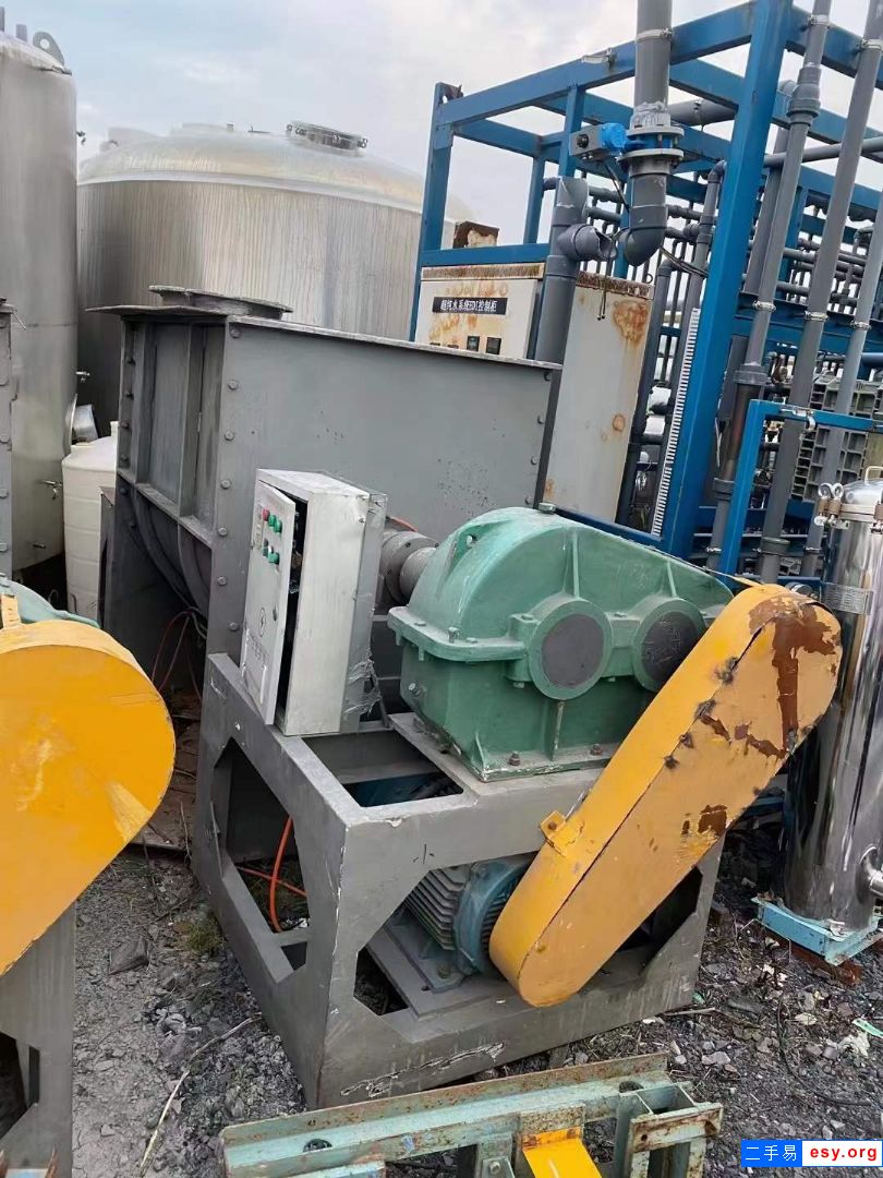 转让二手卧式混合机 2台2000L加重型螺带混合机