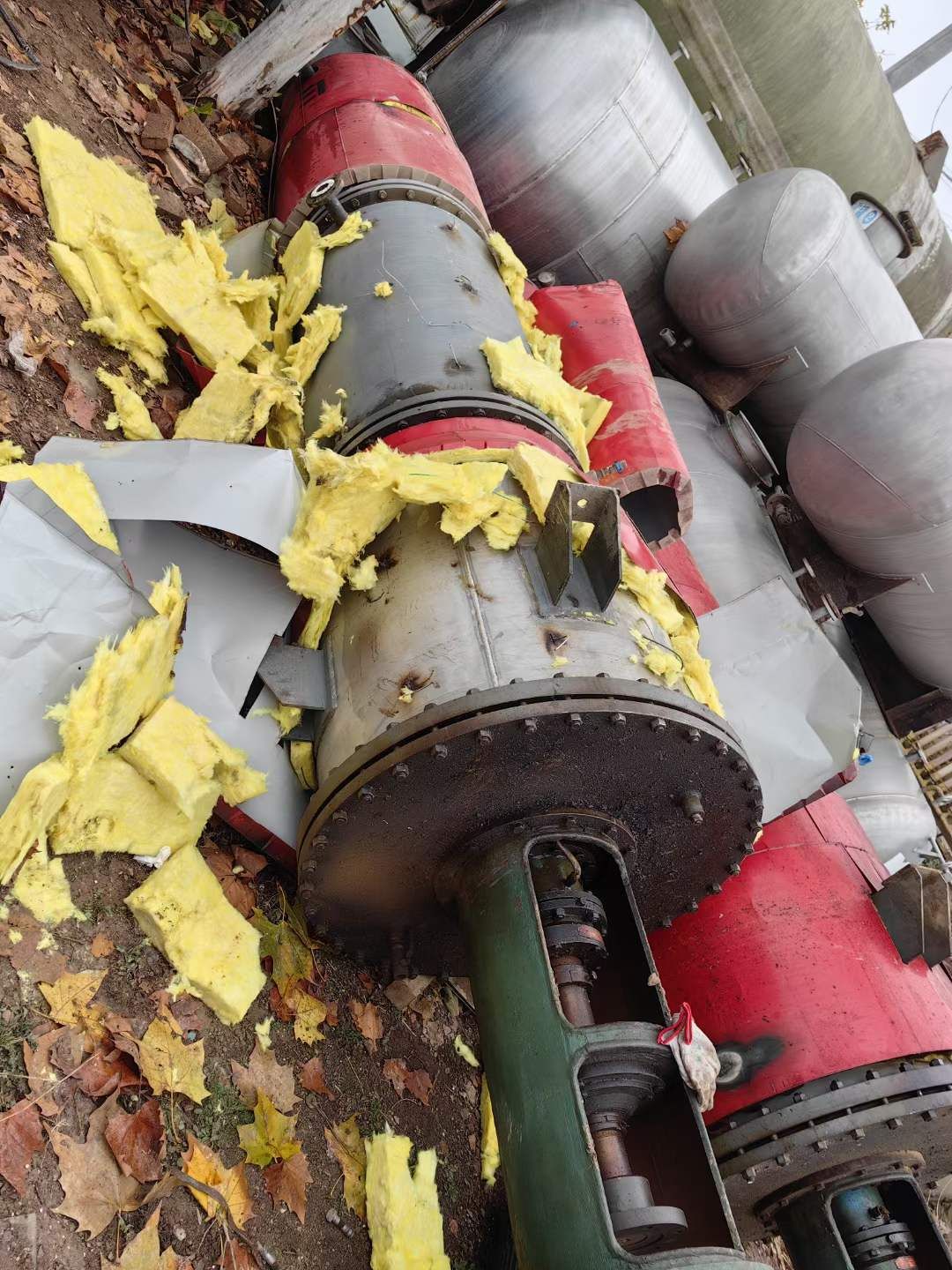 转让二手刮板蒸发器 两台8平方薄膜刮板蒸发器