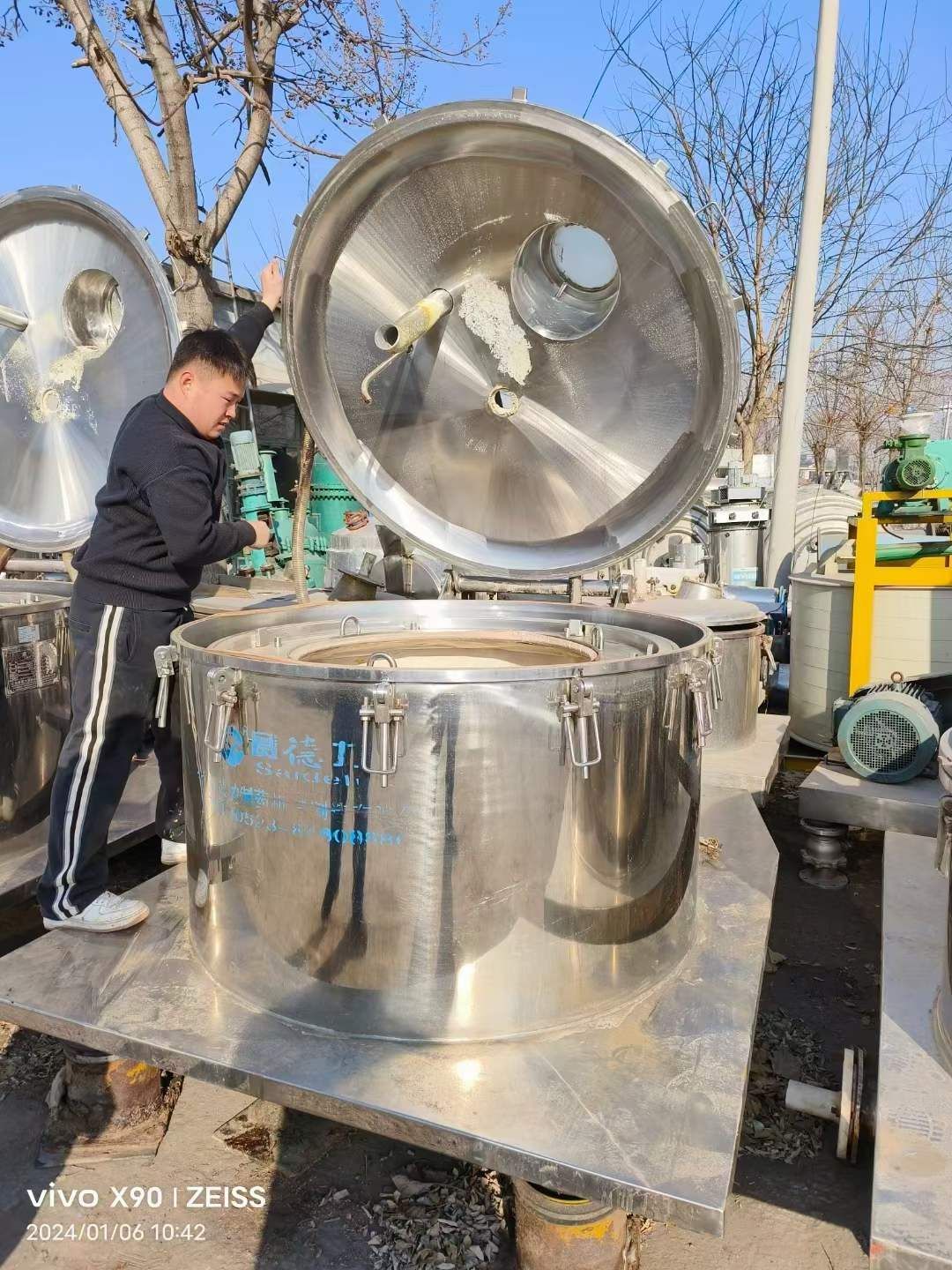 转让二手平板离心机 10台1250型赛得利产平板吊带离心机