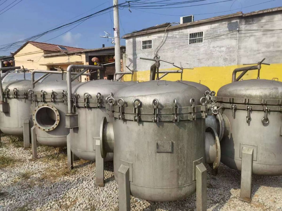 转让二手布袋过滤器 8台16袋304材质布袋过滤器
