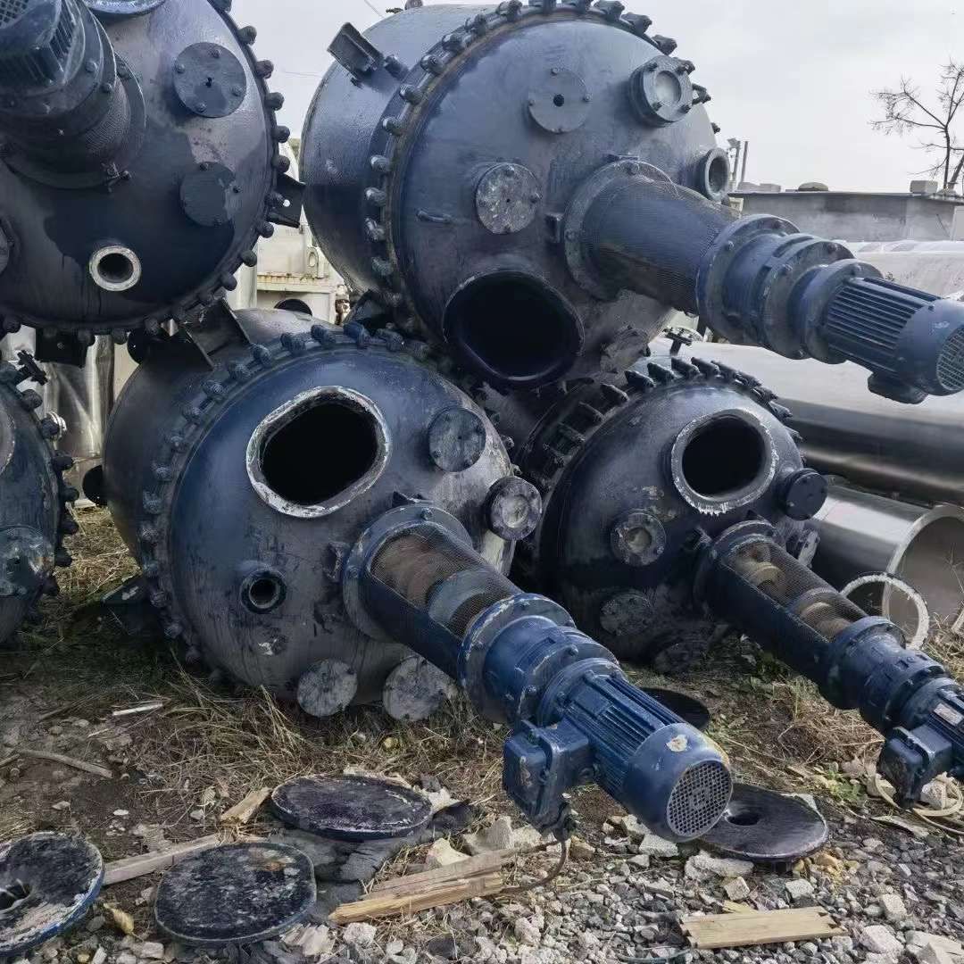 转让二手实验反应釜 100L-300L实验型搪瓷反应釜