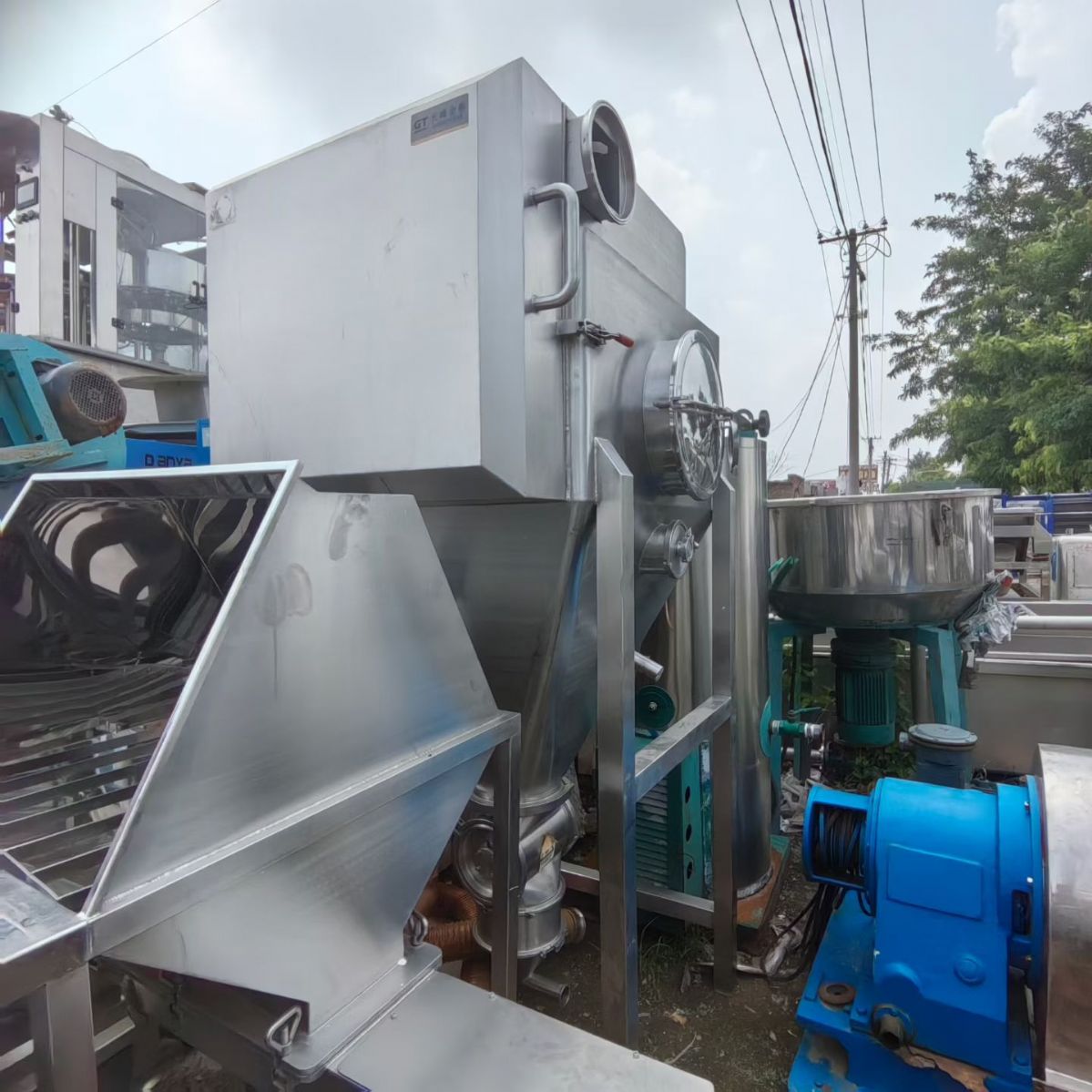 转让二手无尘粉碎机 一台403型全不锈钢食品级无尘粉碎机