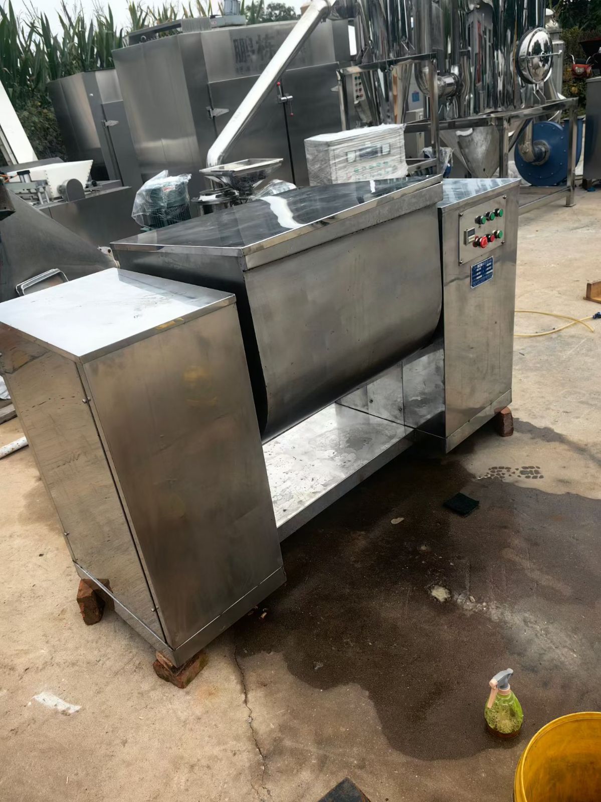 转让二手槽型混合机 一台CH-300升卧式槽型混合机