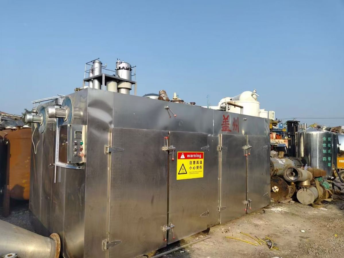 转让二手热风烘箱 一台四门八车192盘电气两用热风循环烘箱