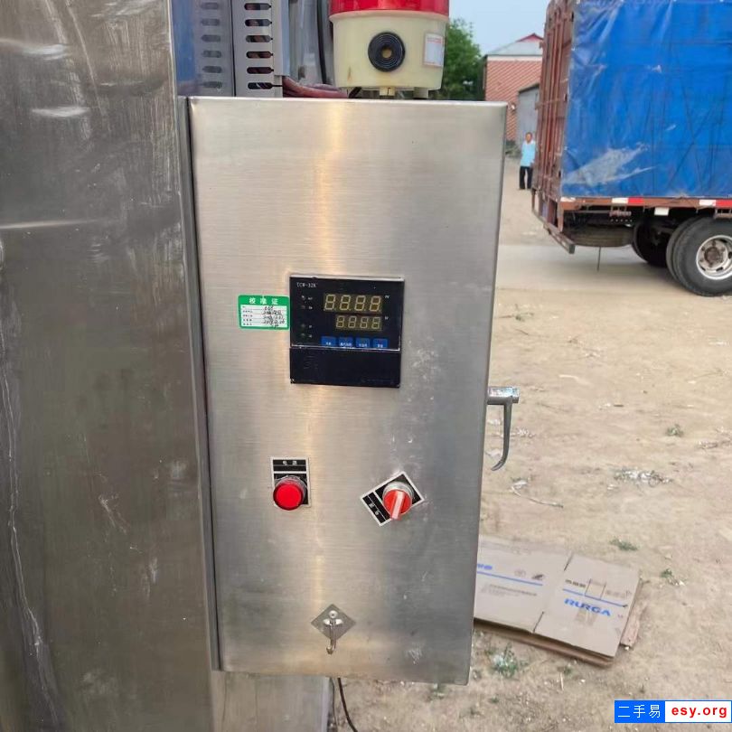 二手热风循环烘箱 3门6车电加热热风烘箱