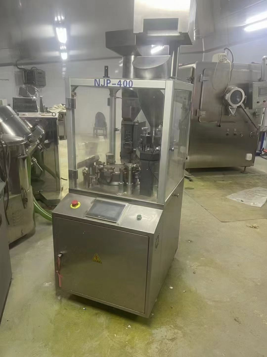 转让二手胶囊填充机 一套400型配2套模具胶囊填充机