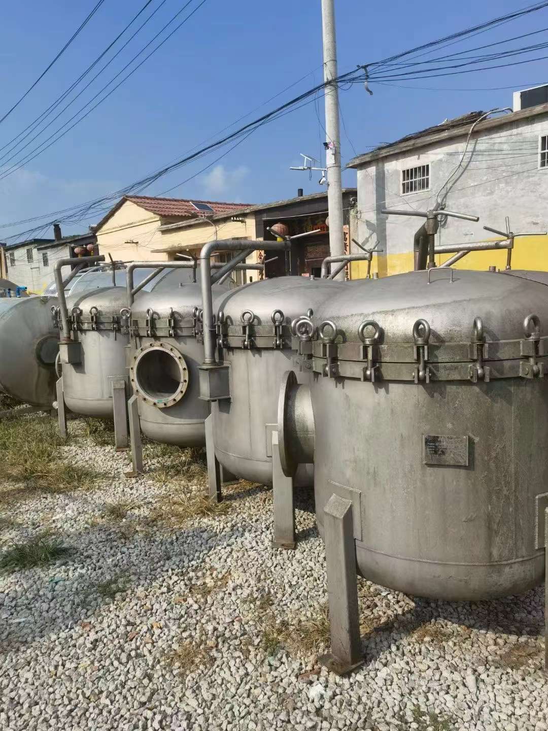 转让二手布袋过滤器 8台16袋304材质布袋过滤器