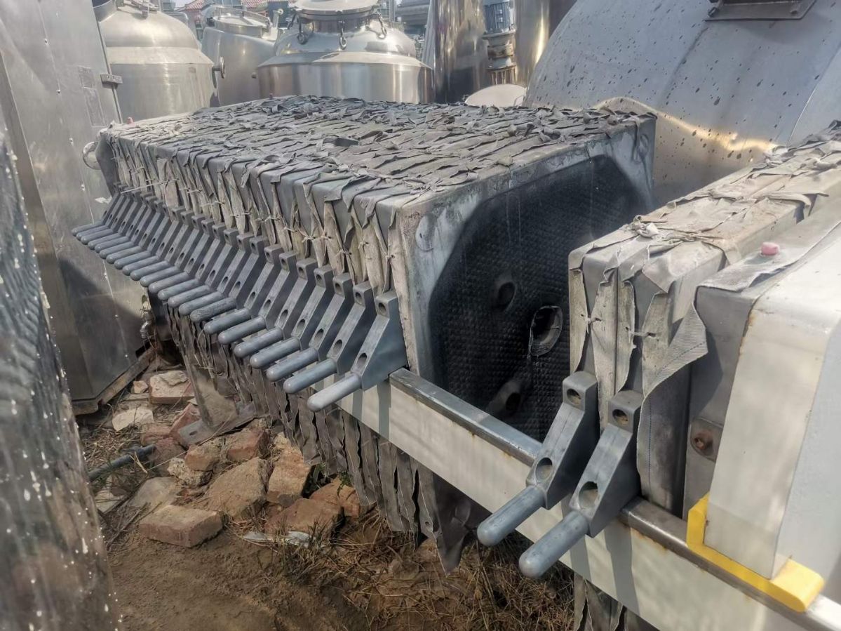 转让二手景津压滤机 一台20平方厢式压滤机