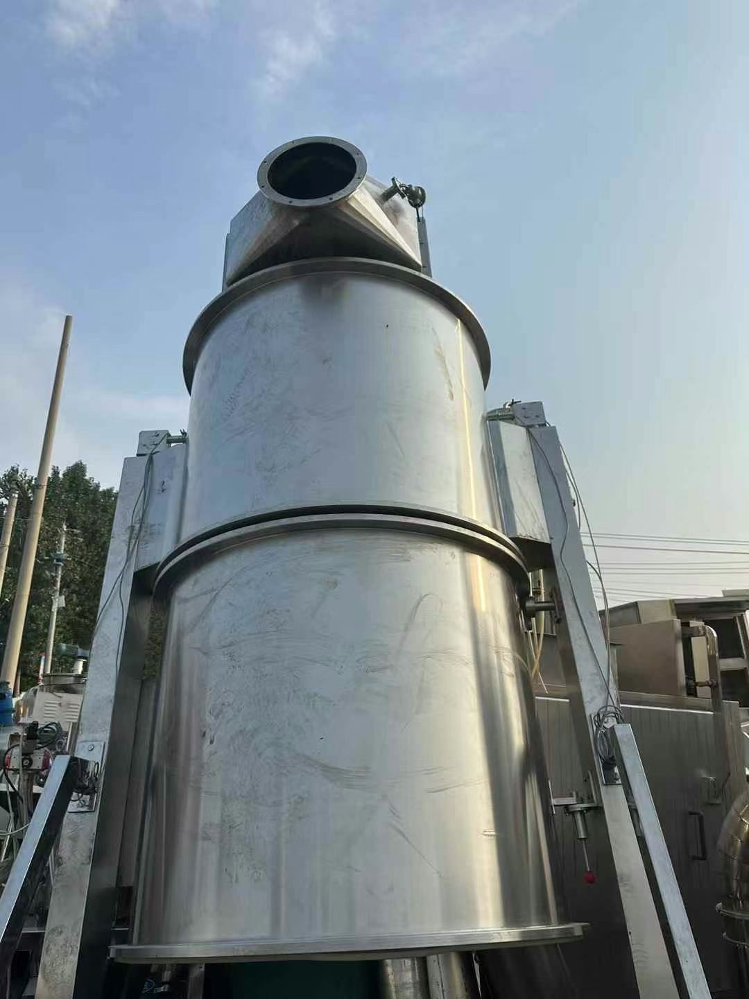 转让二手沸腾干燥机 一台120型常州一步产高效沸腾干燥机