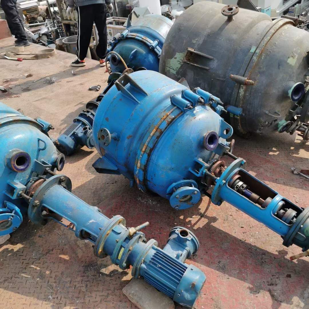转让二手实验反应釜 100L-300L实验型搪瓷反应釜