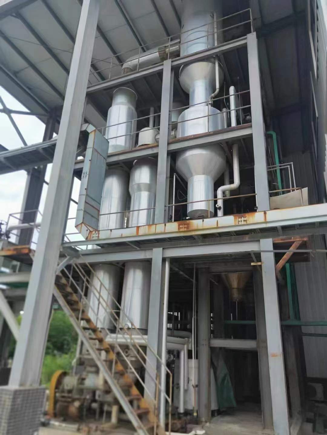 转让二手MVR蒸发器 两套蒸发量三吨2205材质MVR蒸发器