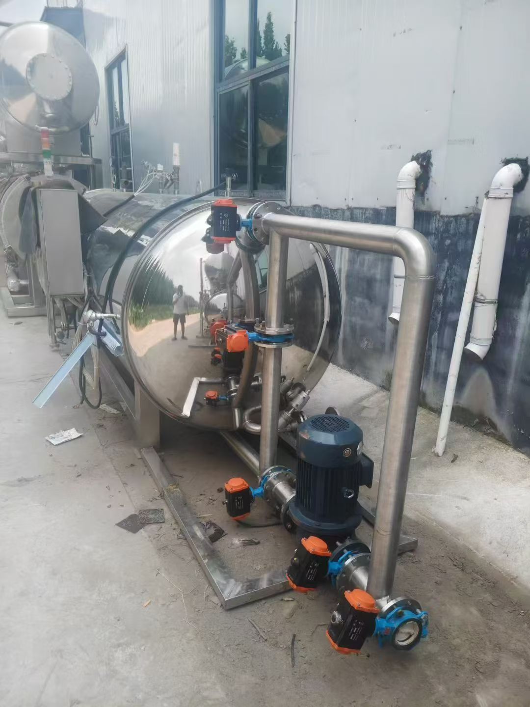 转让二手单层杀菌锅 一台容积4.47立方全自动单层杀菌锅