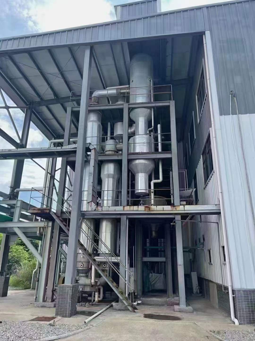 转让二手MVR蒸发器 两套蒸发量三吨2205材质MVR蒸发器