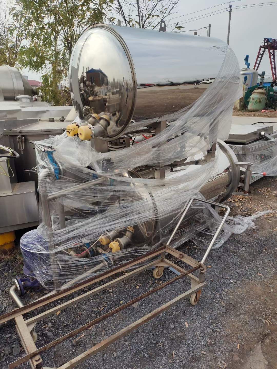 转让二手双层杀菌锅 一套0.54立方电加热杀菌锅