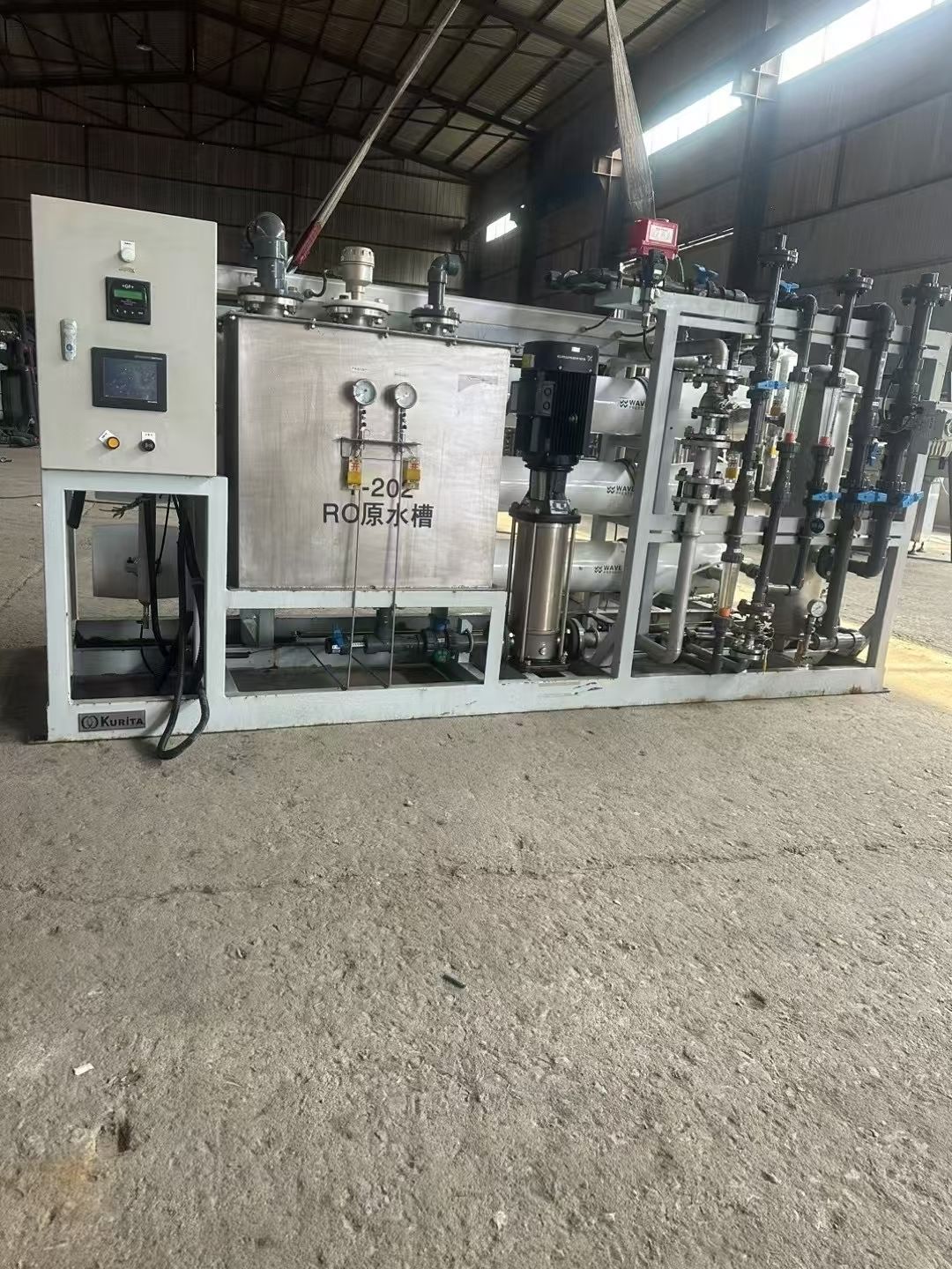 转让二手反渗透水处理 一台处理量6吨单机反渗透水处理