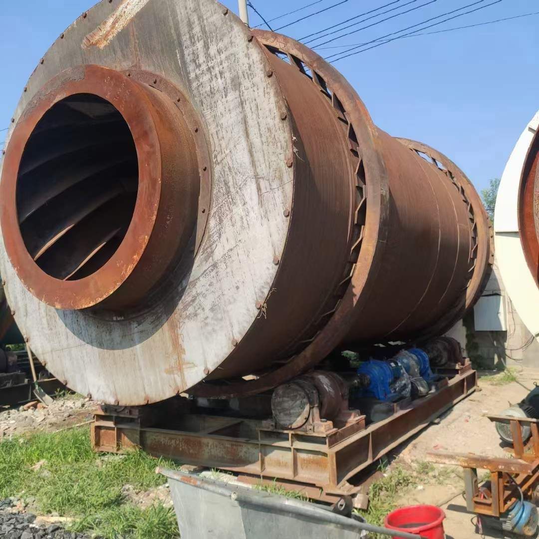 转让二手三筒烘干机 一套3米X6.5米三回层三筒烘干机